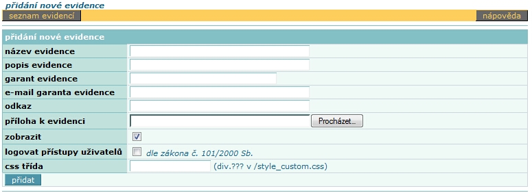 administratorska_sprava_evidence_zalozeni