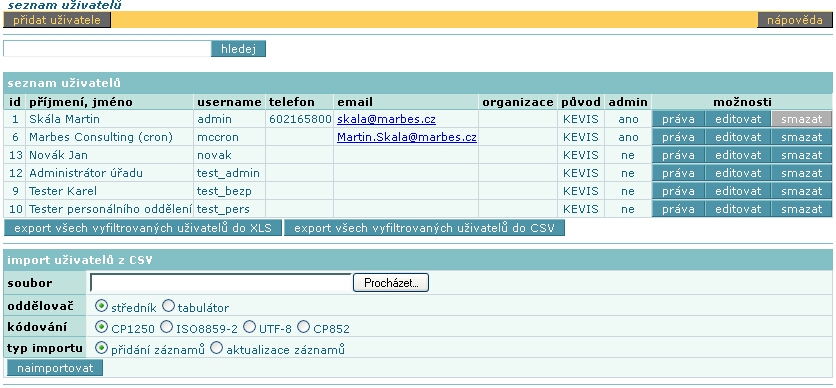 uzivatele